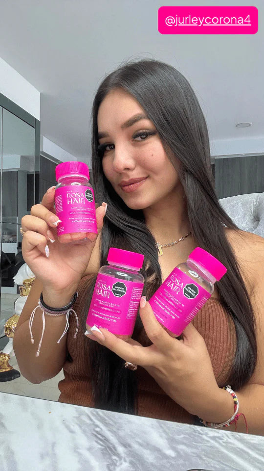 ROSA HAIR GOMITAS VITAMINA, COLAGENO